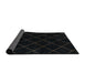 Sideview of Abstract Black Modern Rug, abs5327