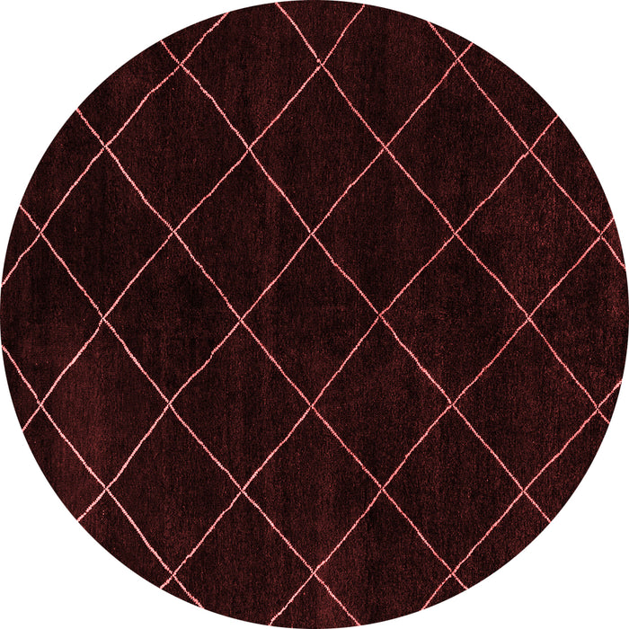 Machine Washable Abstract Red Modern Rug, wshabs5327red