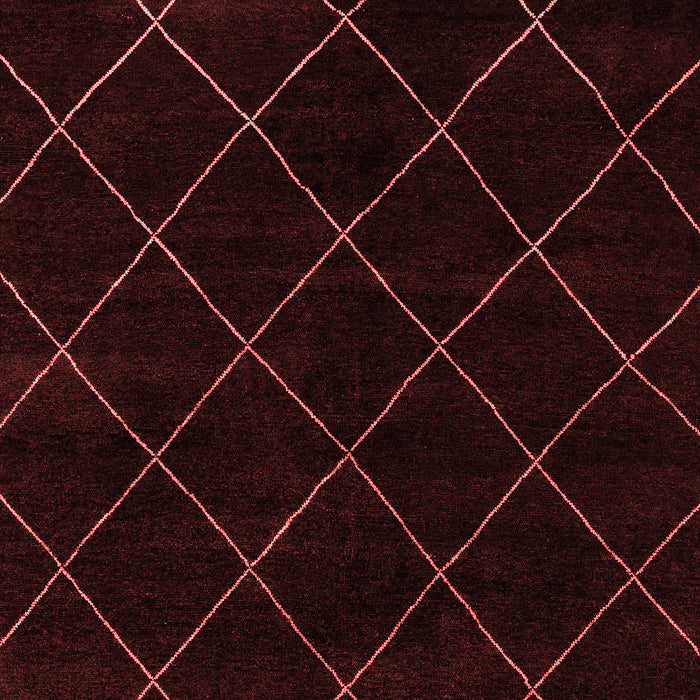 Abstract Red Modern Area Rugs