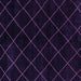 Square Machine Washable Abstract Purple Modern Area Rugs, wshabs5327pur