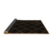 Sideview of Abstract Brown Modern Rug, abs5327brn