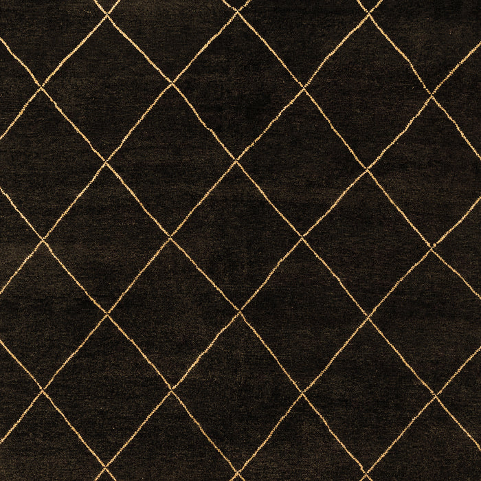 Abstract Brown Modern Rug, abs5327brn