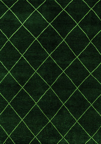 Abstract Green Modern Rug, abs5327grn