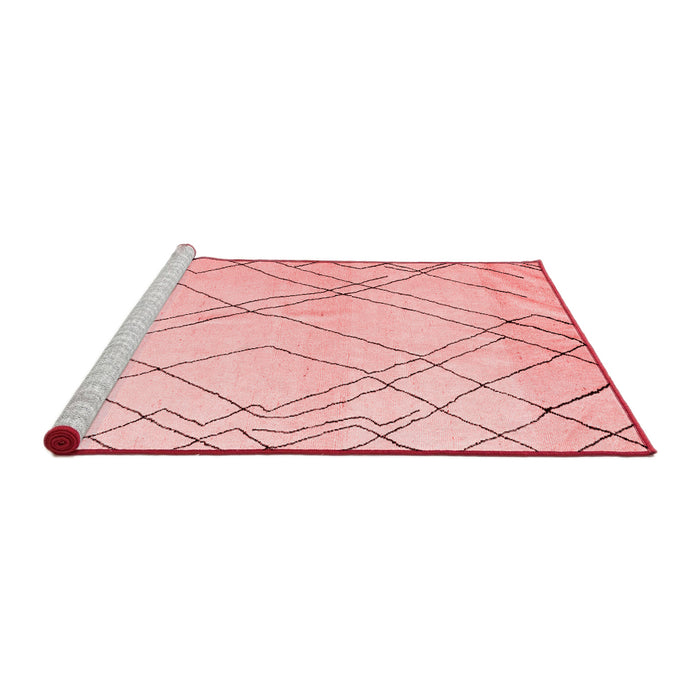 Modern Red Washable Rugs