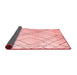 Solid Red Modern Area Rugs