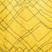 Square Solid Yellow Modern Rug, abs5328yw