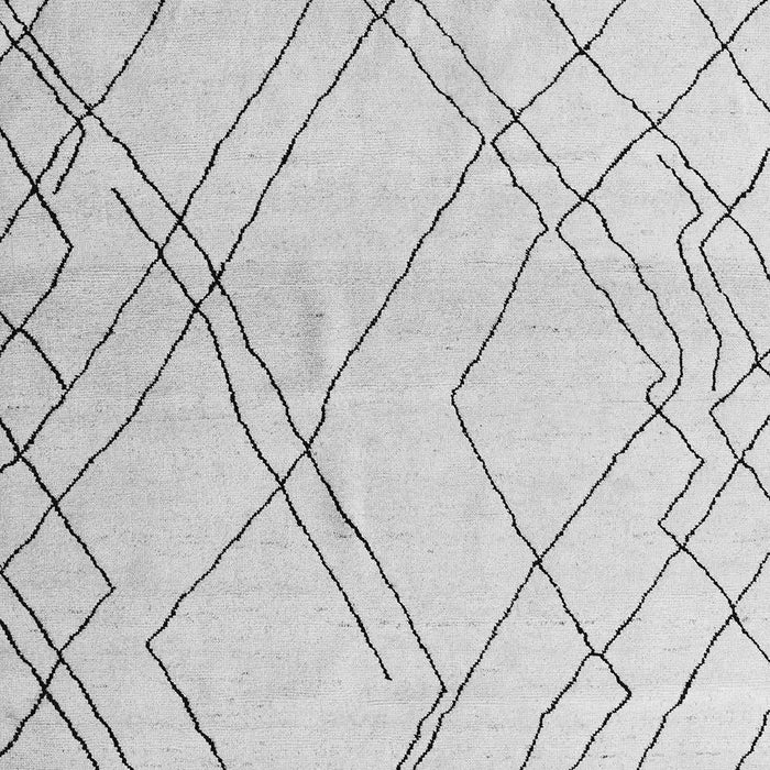 Solid Gray Modern Rug, abs5328gry