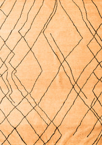 Solid Orange Modern Rug, abs5328org