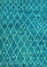 Machine Washable Abstract Light Blue Modern Rug, wshabs5329lblu