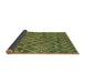 Sideview of Abstract Brown Modern Rug, abs5329brn