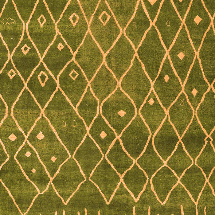 Machine Washable Abstract Orange Modern Area Rugs, wshabs5329org