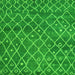 Square Machine Washable Abstract Green Modern Area Rugs, wshabs5329grn