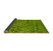 Sideview of Abstract Yellow Modern Rug, abs5329yw