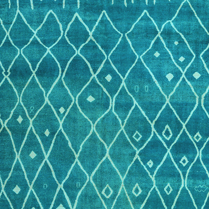 Abstract Light Blue Modern Rug, abs5329lblu