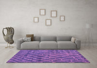 Machine Washable Abstract Pink Modern Rug, wshabs5329pnk