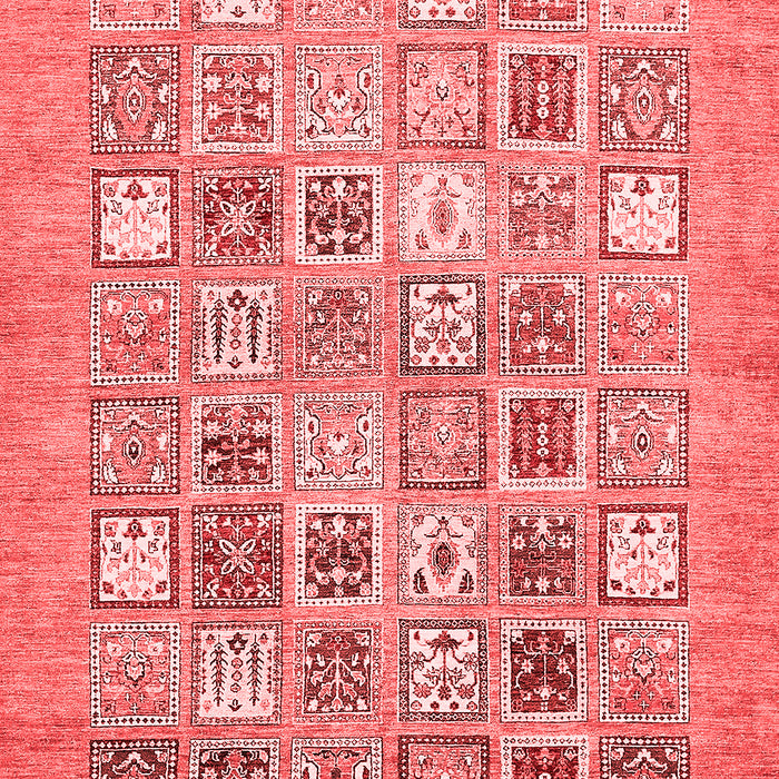 Abstract Red Modern Area Rugs