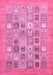 Abstract Pink Modern Rug, abs532pnk