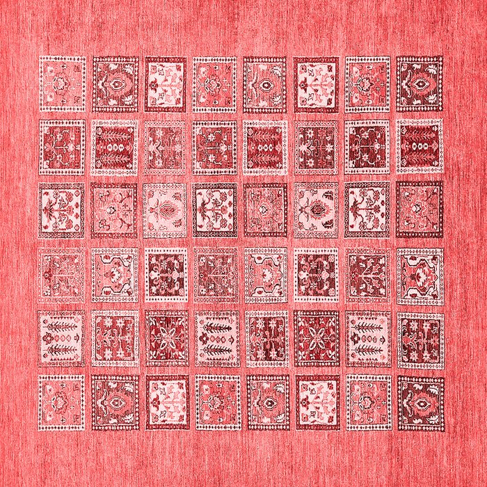 Abstract Red Modern Rug, abs532red