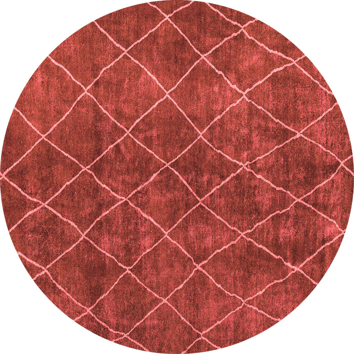 Machine Washable Abstract Red Modern Rug, wshabs5330red