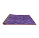 Sideview of Abstract Pink Modern Rug, abs5330pnk