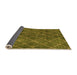 Sideview of Abstract Orange Modern Rug, abs5330org