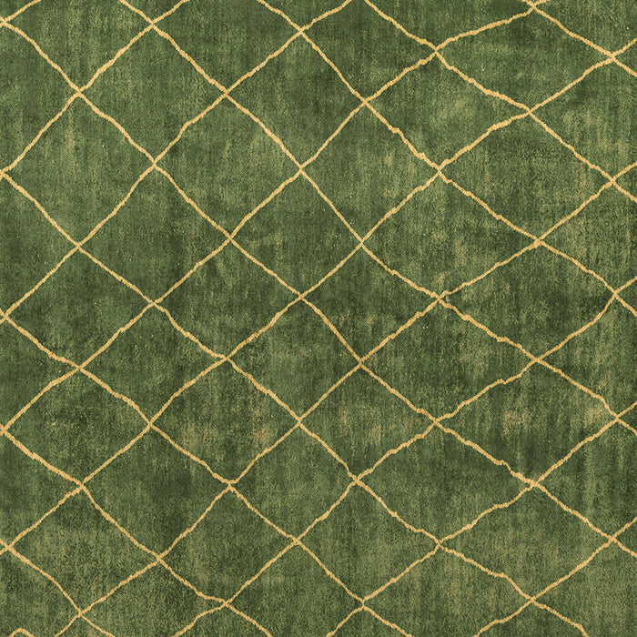 Square Abstract Brown Modern Rug, abs5330brn