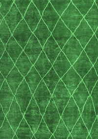 Abstract Emerald Green Modern Rug, abs5330emgrn