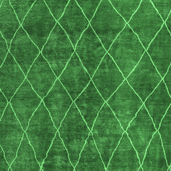 Abstract Emerald Green Modern Rug, abs5330emgrn
