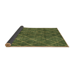 Sideview of Abstract Brown Modern Rug, abs5330brn