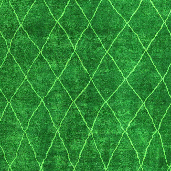 Machine Washable Abstract Green Modern Area Rugs, wshabs5330grn