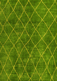 Abstract Yellow Modern Rug, abs5330yw