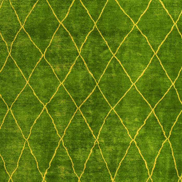 Abstract Yellow Modern Rug, abs5330yw