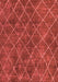 Abstract Red Modern Area Rugs