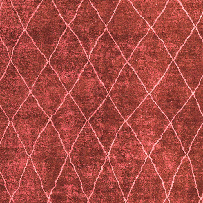 Abstract Red Modern Area Rugs