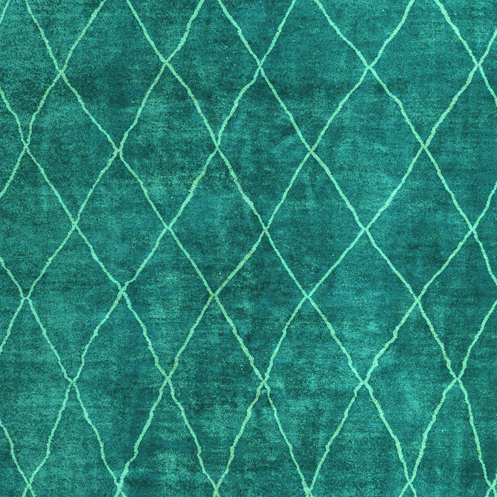 Machine Washable Abstract Turquoise Modern Area Rugs, wshabs5330turq