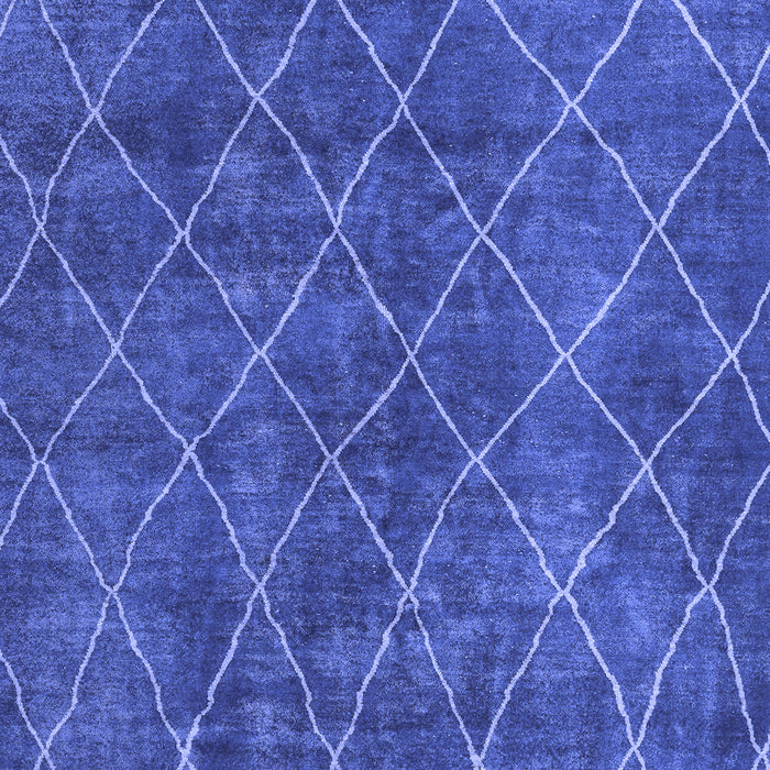 Abstract Blue Modern Rug, abs5330blu
