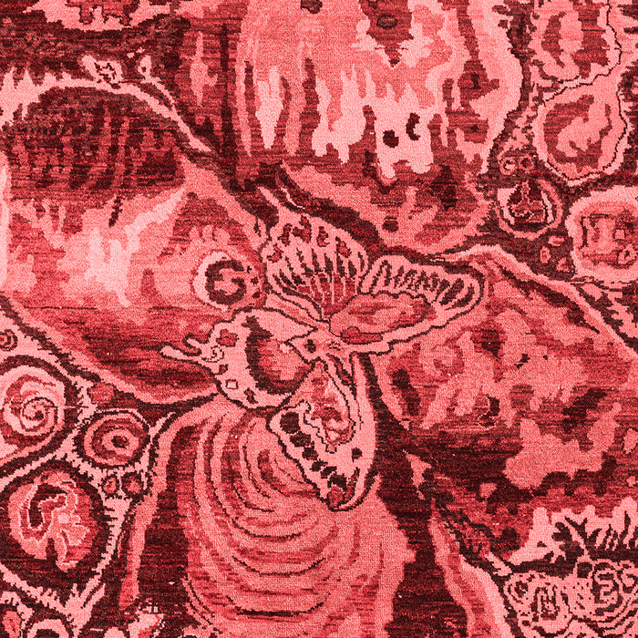 Abstract Red Modern Area Rugs