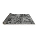 Sideview of Abstract Gray Modern Rug, abs5331gry