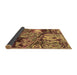 Sideview of Abstract Brown Modern Rug, abs5331brn