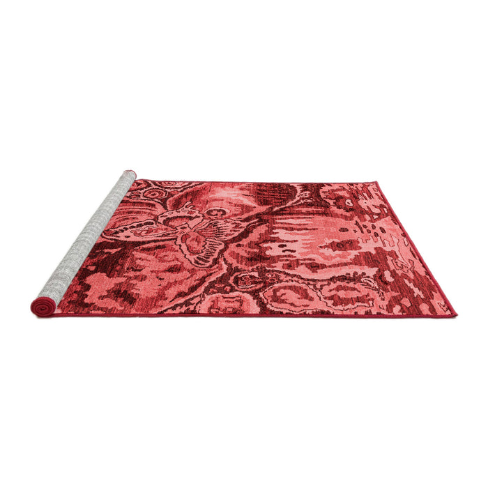 Modern Red Washable Rugs
