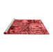 Modern Red Washable Rugs