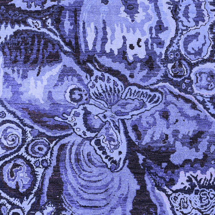 Abstract Blue Modern Rug, abs5331blu