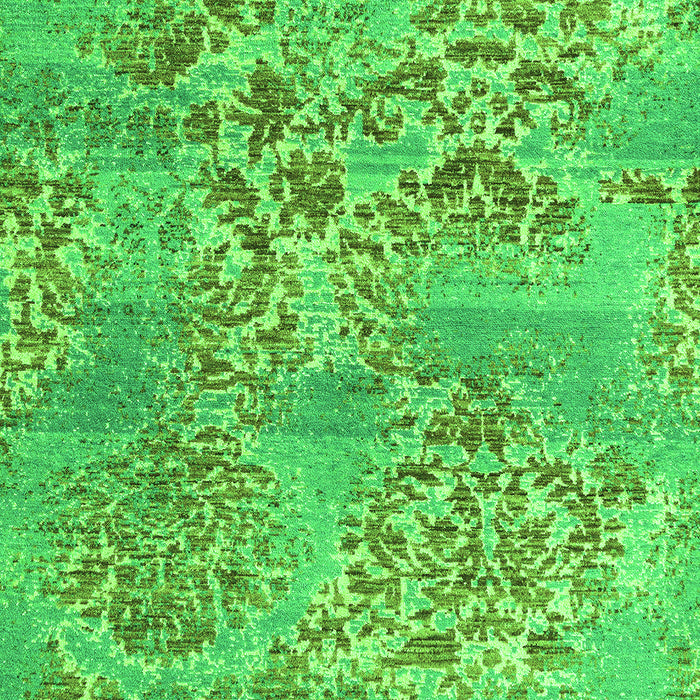 Machine Washable Abstract Green Modern Area Rugs, wshabs5332grn