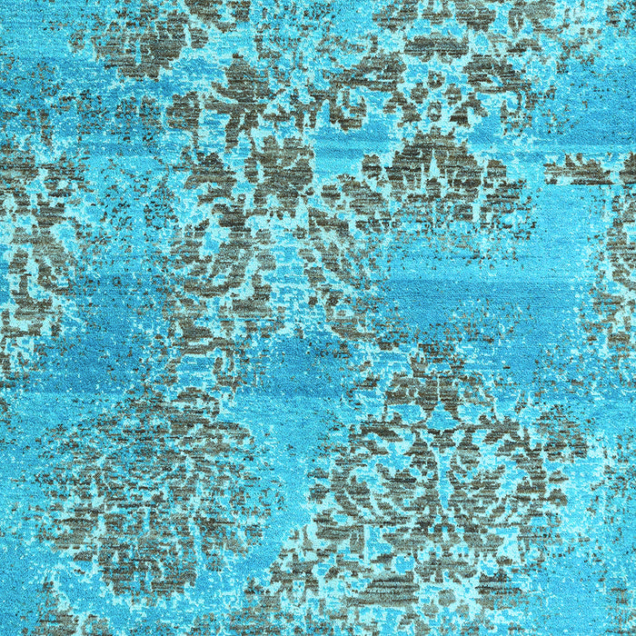 Abstract Light Blue Modern Rug, abs5332lblu