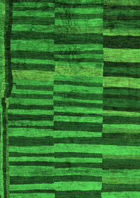 Abstract Green Modern Rug, abs5333grn