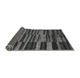 Sideview of Abstract Gray Modern Rug, abs5333gry