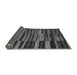 Sideview of Abstract Gray Modern Rug, abs5333gry