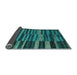 Sideview of Abstract Light Blue Modern Rug, abs5333lblu