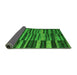 Sideview of Abstract Green Modern Rug, abs5333grn