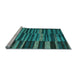 Sideview of Machine Washable Abstract Light Blue Modern Rug, wshabs5333lblu